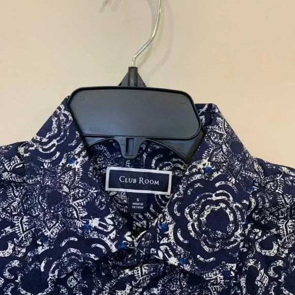 Mens Club Room Refined Woven Button Down Shirt Striped NWT - - Picture 3 of 6